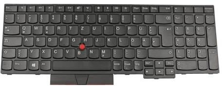 Lenovo SN20P34107 Original Tastatur DE (deutsch) schwarz ohne Backlight | mit Mouse-Stick für ThinkPad E580,E585, E590, E595, L580