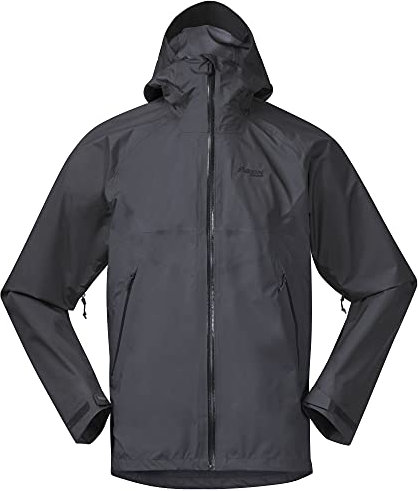 Bergans Letto V2 3l M Jacket Grau - Dermizax™ Leichte atmungsaktive Herren Dermizax Hardshelljacke, Größe S - Farbe Sol