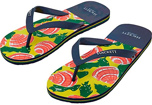 Hackett London Herren Capri Muscheln Flipflop, Navy, 43 EU