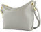 modamoda de - T243 - ital. Umhängetasche Klein Small aus Leder, Farbe:Telegrau