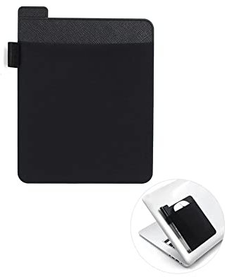 RIVEENY Tasche für Laptop mit wiederverwendbarem Kleber, Taschenhalter für Computerzubehör, selbstklebende Maus-Headset-Aufbewahrungstasche für tragbares, externes USB-Kabel, Apple Magic Mouse