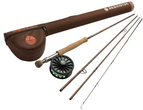 Redington All Water Fly Fishing Kit, 8 Weight 9 Foot Inshore Rod, Crosswater Reel, Fly Line, Leader, & Carrying Case