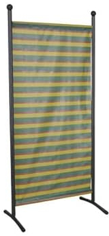 Angerer Freizeitmöbel GmbH Stellwand - Raumteiler & Raumtrenner Sichtschutz - Outdoor Paravent für Windschutz & Schatten auf Balkon (178 x 82 cm, rot-grün-gelb)