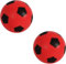 HTI Fun Sport Schaumstoff-Fußbälle | Weiche, sichere Schaumstoffbälle für Indoor & Outdoor | Langlebig, leicht & ideal für Kinder & Erwachsene | Spaß für alle Altersgruppen | 19,4 cm (2 Pack rot)