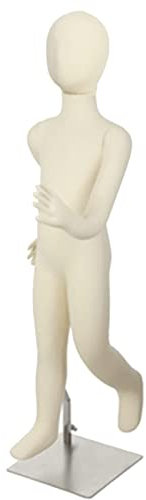 Kinder-Nähpuppe mit Ständer, voll ansteckbare Schneiderpuppen zum Nähen von Kleidung, Schneiderpuppe für 1-14 Jahre alte Kinder, Jungen, Mädchen, Babys (Color : White, Size : 2 Years Old beautiful
