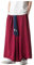 GURUNVANI Herren Wide Leg Pants Japanische Yoga Hosen Hip Hop Baggy Hosen, 23K133Rot, XL