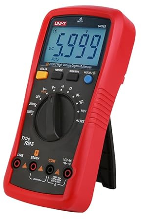 UNI-T Uni-trend Multimeter clamp meter UT892 2000V High Voltage Digital Multimeter For Mine AC DC Voltmeter True RMS Capacitor Tester Frequency Meter(UT892)