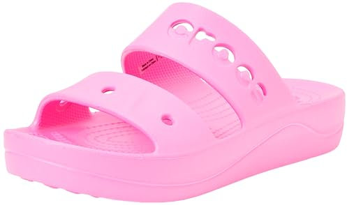 Crocs Women's Sandal, Via Platform Sandal, Electric Pink, 5 UK Women