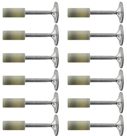 Nail Gun Accessories, 100PCS 16mm Ceiling Nail Set Wall Panel Pins Tacks Nails Mini Woodworking Nail for House Decoration (25mm / 0.98in Round Nail)