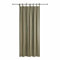 Loberon Vorhang Semallé, Zeitloses Streifendesign, Stilvolles Fischgrätmuster, mit Bindebändern, Gardine, Fensterdekoration, Sichtschutz, Baumwolle, grün/beige