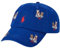 POLO RALPH LAUREN Herren Baseball Cap Hut bestickt Huskies blau, Blau, Einheitsgröße