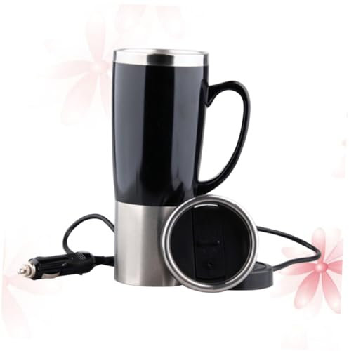 MAGICLULU Wasserkocher fürs Auto Elektrisch mit Wassererhitzer aus Edelstahl Kaffeemaschine Energiesparend für Zigarettenanzünder