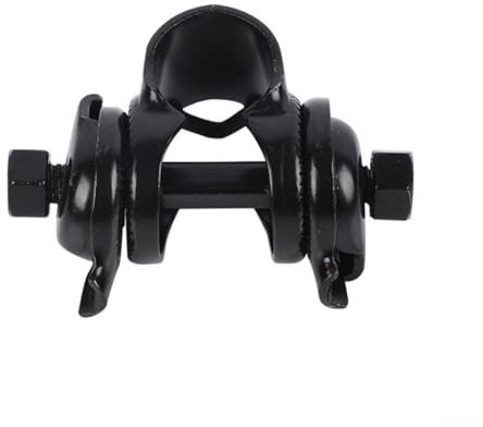 HEIBTENY Sattelklemme aus Stahl, sichere Befestigung für 22 mm und 2 mm für Sattelstützen, Schwarz