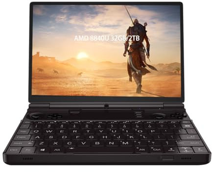 GPD Win Max 2 Handheld Game Console Mini Laptop Gamepad UMPC 10.1 Touchscreen PC with Win11 AMD Ryzen 7 8840U 32GB RAM/2TB M.2 2280 SSD