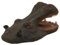 Hippo -Statue, Hippo -Dekor -Teich schwimmender Nilpferdkopf 11.4 '' Entenschützer für Pools Lifelike Hippo -Statue, gefälschte Hippo Pool Float Tierverzierung für Teichdekor Style1, Hippo -Dekor