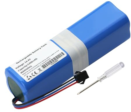 ANTIEE 5200mAh Batterie pour Mamibot SUN-INTE-279 Robot Vacuum Cleaner avec Aspirateurs 14.4V