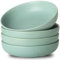 Tikooere Pastaschalen aus Steingut, 100 ml, Salatschüsseln, Set mit 4 großen Küchenschüsseln für Pasta, Salat, Abendessen, Keramik-Schüssel, Teller für Bauernhaus-Geschenk, mikrowellen- und
