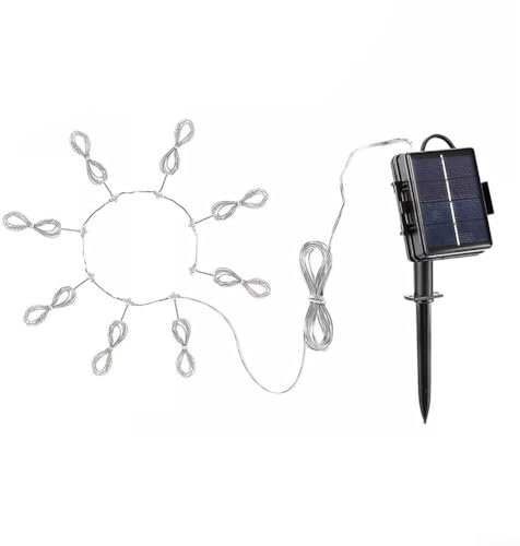 Outdoor Solar Umbrella Light String, Garden Lawn Sunshade Umbrella Light String, Colored Light, Sun Umbrella Light String (Warm white)