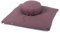 Bodhi Meditations-Set | ECO Serie | Meditationsmatte (Zabuton) & Rondo Meditationskissen | Mit Bio-Dinkelfüllung | Bezug aus 100% Bio-Baumwolle | Meditationsunterlage & Kissen (Dusty Purple)