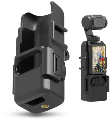 BNGXR Osmo Pocket 3 Taschenkamera-Kunststoffadapter, Schutzrahmenverlängerung, Feste Halterung Zubehör, kompatibel mit DJI Pocket 3 Erweiterung Adapter Kamera Halterung, Rucksack Clip Bike Clamp