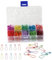 500 Stück Birne Sicherheitsnadeln Set, Kleidung Sicherheitsnadeln Bunt, Birne Pins, Metall Calabash Pins Kürbis Safety Pins, Maschenmarkierern Reihenmarkierer Häkeln für Kleidung Stricken DIY