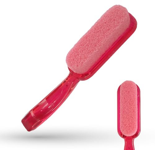 LaRosa PUMICE SPA Manche de pédicure avec Pierre Ponce Rose – Rouge