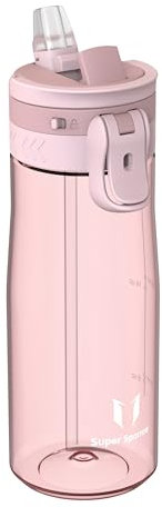 Sparrow Water Bottle 750ml - One-Tap TouchFlow Water Bottles with Straw - Non-Toxic - BPA Free Tritan Bottles - Leak Proof & Sustainable Drinks Bottle for Sports, Outdoors