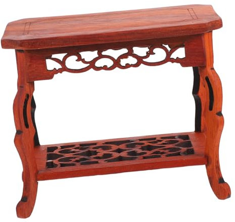 Gatuida Jade Base Wood Display Stand Sculpture Display Base for Fishbowl Stand Home Decor Indoor