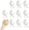 Poludatly 10pcs Leere Stress Ball Kit, Blank Pressure Ball Skin D-IY Set, Vacuum Squishy D-IY Stress Ball Making Kit, Stress Relief Expander Tool Noisy Sand Base Container For Mind