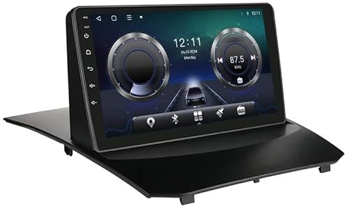 ZUBIX Double Din 9 Inch Android Car Stereo for Ford Fiesta MK6 2008-2013 Bluetooth Car Radio Compatible Mobile Phone Mirror Link Steering Wheel Control FM/AM/RDS Backup Camera