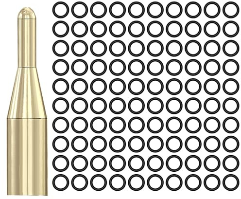 Gummiringe Für Darts-100pcs Anti-Schlupf-Gummi-Ringe, 0,18 Zoll, Wiederverwendbare Verschleißbänder | Tragbares DART -Zubehör Mit Installationstool Zum Sichern Von Metal 2BA -Gewindewellen Während Der
