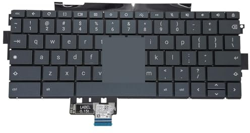 SONGOZD UK GB US Englisch Hintergrundbeleuchtungstastatur für HP Elite, Dragonfly, Chromebook und Enterprise Laptop NSK-HA64BQ(US Backlit)