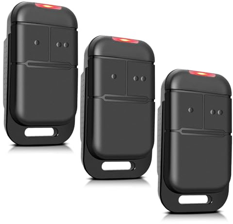 2401539 Telecommande Portail, 433,42 MHz Telecommande Porte de Garage pour 2401539, 1841026,1841025, 2 Canaux, 3PCS