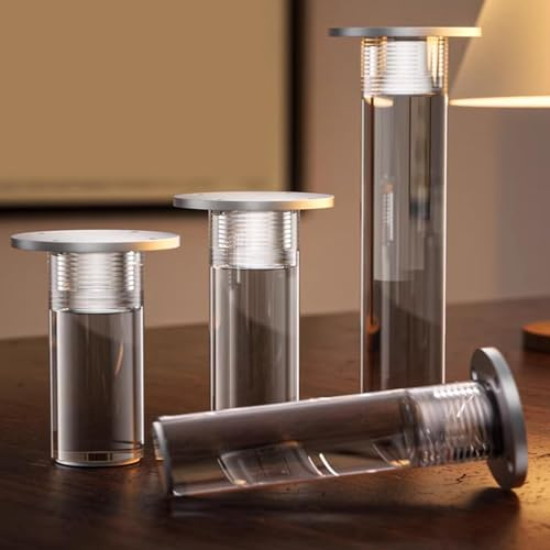 AUJLKJOUV 4 Stück Acryl Glasfüße für Beistelltisch,Couchtisch,Modern-Stil DIY Verstellbare Acryl-Möbelbeine Schrank,TV-Ständer,Ersatzbeine,Kommode Tischbeine