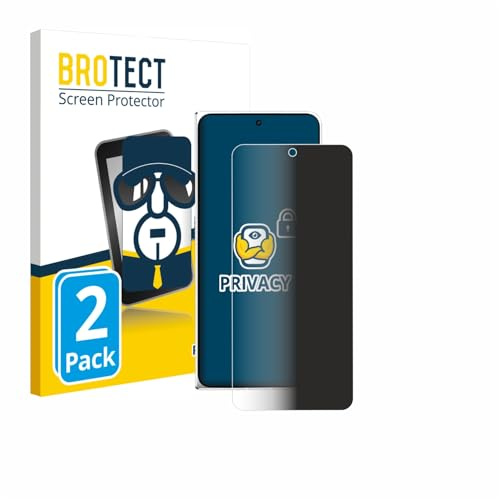 BROTECT Blickschutzfolie für Oppo Find N6 | 2 Stück Anti-Spy Displayschutz Made in Germany Smartphones und Handys Privacy Screen Protector Blaulichtfilter Klare Folie