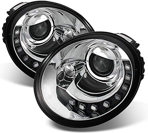 CR-Lights LED Scheinwerfer in chrom für VW New Beetle 2006-2012