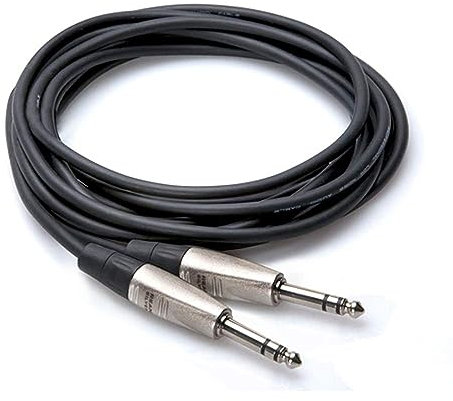 Hosa HSS-005, Pro Balanced Interconnect, REAN 1/4 in TRS to Same, 5 ft