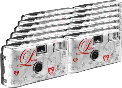 TopShot - Fotocamere usa e getta, 27 foto, flash, confezione da 12