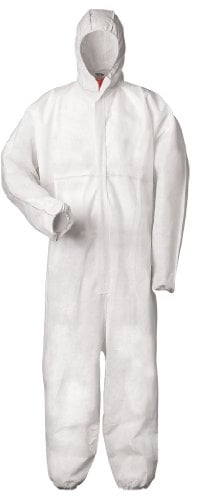 5 Stück - Größe S Multi Schutzanzug gegen Chemie, Staub, Nuklearpartikel - antistatischer Schutz-Overall Kat III, Typ 5 und 6 - Größe S Small