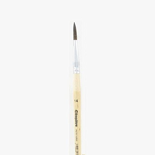 COLLES Pinceau Cleopatre N║14 Petit Gris Melange Bois Fsc Vernis Protecteur