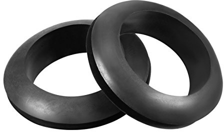 sourcing map 50 Stück Kabeldurchführung 27mm Montagedurchmesser Schwarz | Gummi Drahtschutz Ölbeständig Gummistopfen Set Gummitüllen, Für Kabel Draht Elektroinstallation Kabelkanal Auto Boot