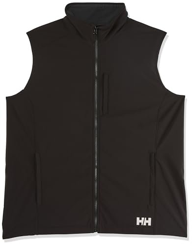 Helly Hansen Herren Paramount Softshell Vest Soft Shell Weste, Schwarz, M