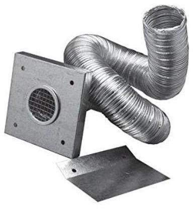 3 Outside Air Kit for Pellet Stoves with 3 Air Intake Pipe Including Harman Stoves 3 X 10'