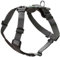 HUNTER Hundegeschirr AALBORG MIXED, Farbe: schwarz/grau, Rindsleder/Nylon, 5-fach verstellbar, leicht, mit Kunststoffschnallen, Made in Germany, Größe: M-L