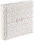 Hama Einsteckalbum (Fotoalbum mit 100 Seiten, Album zum Einstecken von 200 Fotos im Format 10x15 cm, Fotobuch mit Herz-Motiv, Hochzeitsalbum) beige