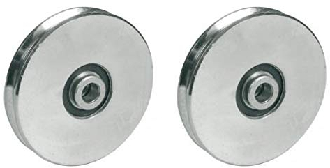 Rillenrad mit 8 mm Nut für Kabel, 100 mm, 2 Stück