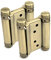 2 cerniere per porte da 78 mm in bronzo antico con viti, cerniera a molla a doppia azione, in acciaio inox, chiusura automatica, 7,6 cm