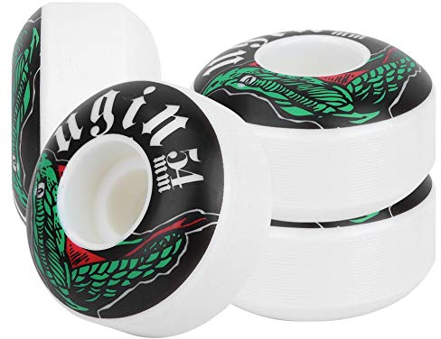 Yosoo Health Gear Skateboard Räder, Skateboard Rollen, Longboard Skateboard Ersatzradsatz 4pcs 54 * 32MM PU Road Skate Long Board Rad für Skateboard Long Board