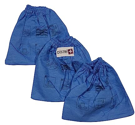 Distri+ - Bolsas de Filtro para aspiradoras compatibles con Einhell: TH-VC1820S, FV9644.05.00 - Aquavac, EWT, Parkside Todos los Modelos - Juego de 3 Bolsas