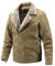 Qienjn Winterjacke Herren Warm Plus Fleece Bequeme Mode Einfache Übergangsjacke Urlaub Lässig Einfarbig Klassische All-Match Neue Herren Jacke F-Khaki2 L